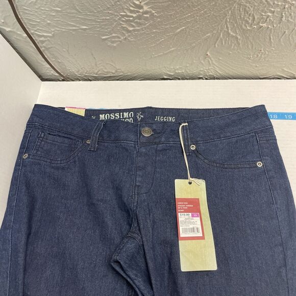 MOSSIMO Skinny Jegging‎ Stretch Low Rise Dark Wash Jeans Size 13 - Picture 4 of 6